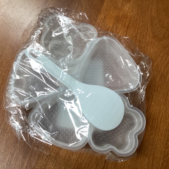 Sushi/Rice Roll Mold Transparent 5 Piece Set + Rice Spoon New - Picture 2 of 5